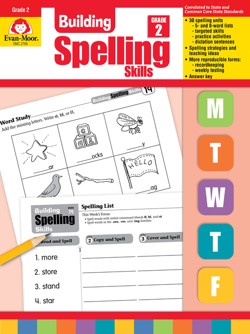 Cover image for Building Spelling Skills, Grade 2